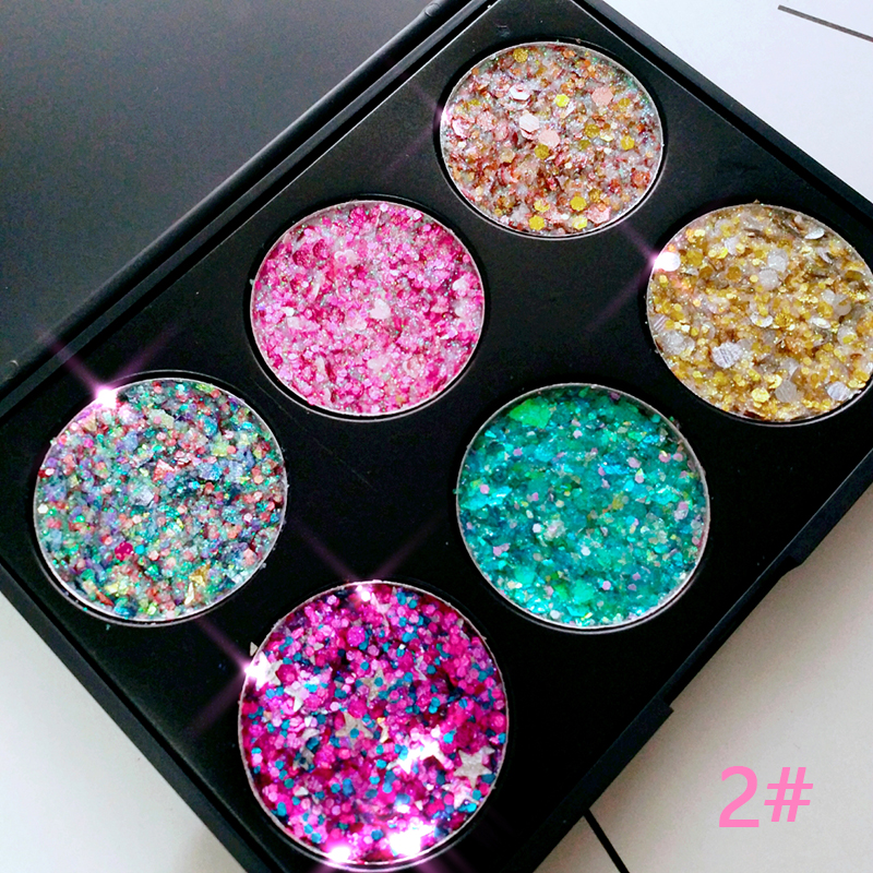 Keo-miễn phí Elf Sequins Trang Điểm Mắt Glitter Bright Powder Eyeshadow Mermaid Quy Mô Mặt Gel Cream Giai Đoạn Trẻ Trang Điểm bảng mắt colourpop sweet talk