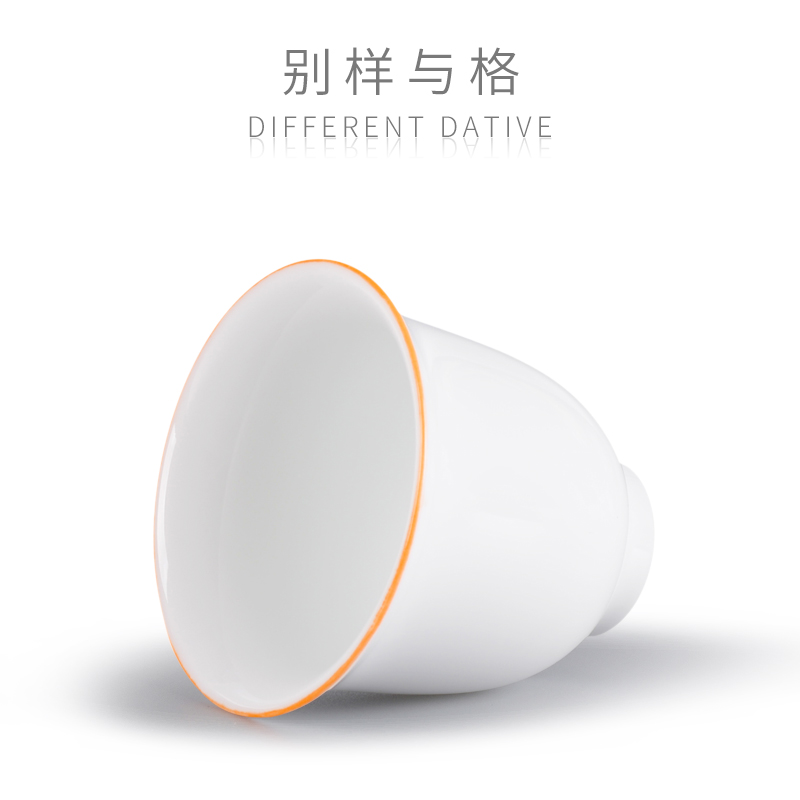 Different with Gkung Kung Tea Cup Ceramic Blue Hand Master Cup Single Tea Bowl Tea Bowl Tea Cup Single
