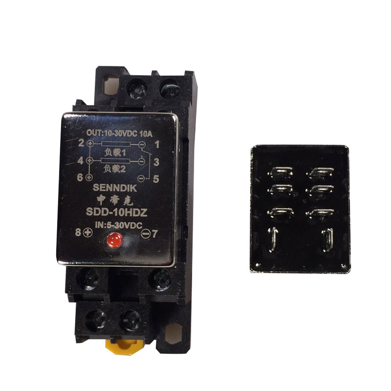 Small and micro 10A rail type SDD-10HHZ DC controlled DC SDD-10HDZ solid state relay 5V12V24