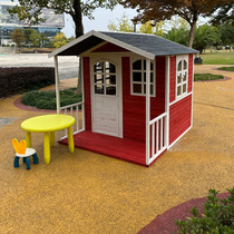 Kindergarten childrens cabin outdoor tent toy house wooden house castle camping assembly tree house large game room