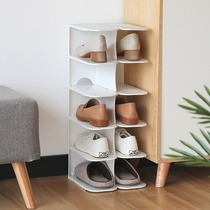6-layer Japanese-style space-saving multi-layer shoe rack Bathroom dormitory artifact finishing slipper shelf Shoe storage rack