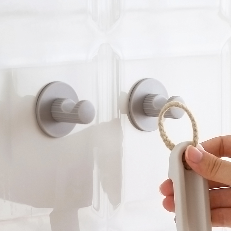 Simple indentation linked bonding strong non-adhesive hook kitchen wall wall with adhesive key