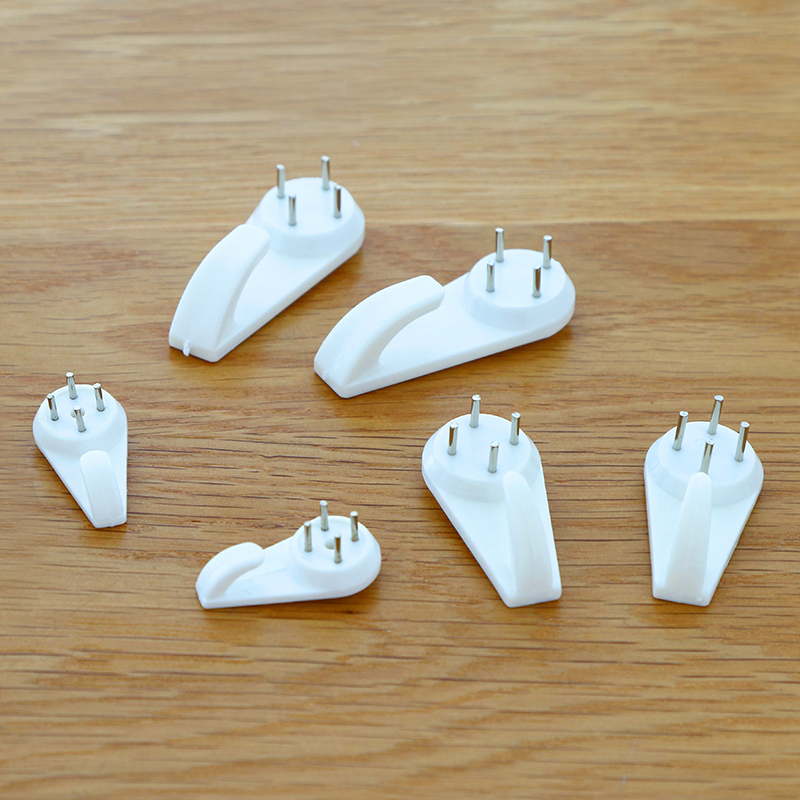 Creative Powerlessness Stonewalling Painting Wall Nail Hook Photo Wall Nail Wall-mounted Wedding Wedding Photo Invisible Photo Frame Hook