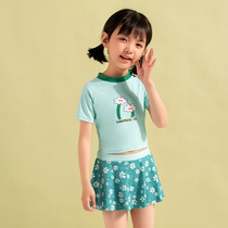 2022 Children Swimsuit Girls Split Skirt Style Children Swimsuit Girl Cute Princess Baby Spa Swimsuit