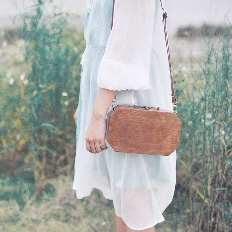 复古八角手提斜挎百搭医生包