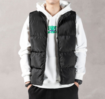 Mens vest jacket 2021 spring and autumn new Korean version of the trend plus velvet thickened warm mens handsome with waistcoat