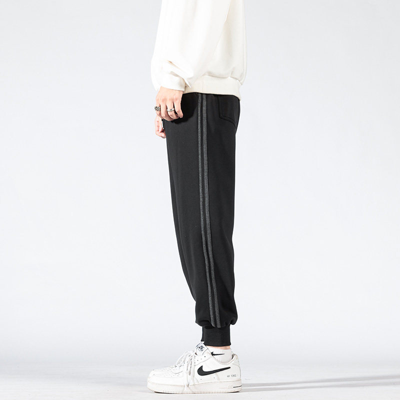 Sweatpants Men beam feet loose casual pants Original tide trousers plus plus thickened knitted pants