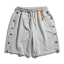 Shorts summer mens loose casual trend sports pants side breasted new simple Joker sports pants