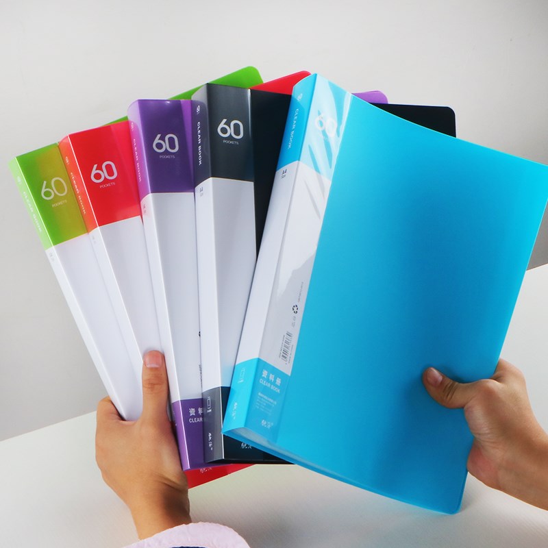 5 A4 file clips multi-layer office supplies 40-page test paper clip box file clip score clip file information