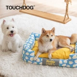 TouchDog его собачьего гнездового подушки можно вымыть с плюшевым Корги, большой кровать для собак для сна в четырех сезонах
