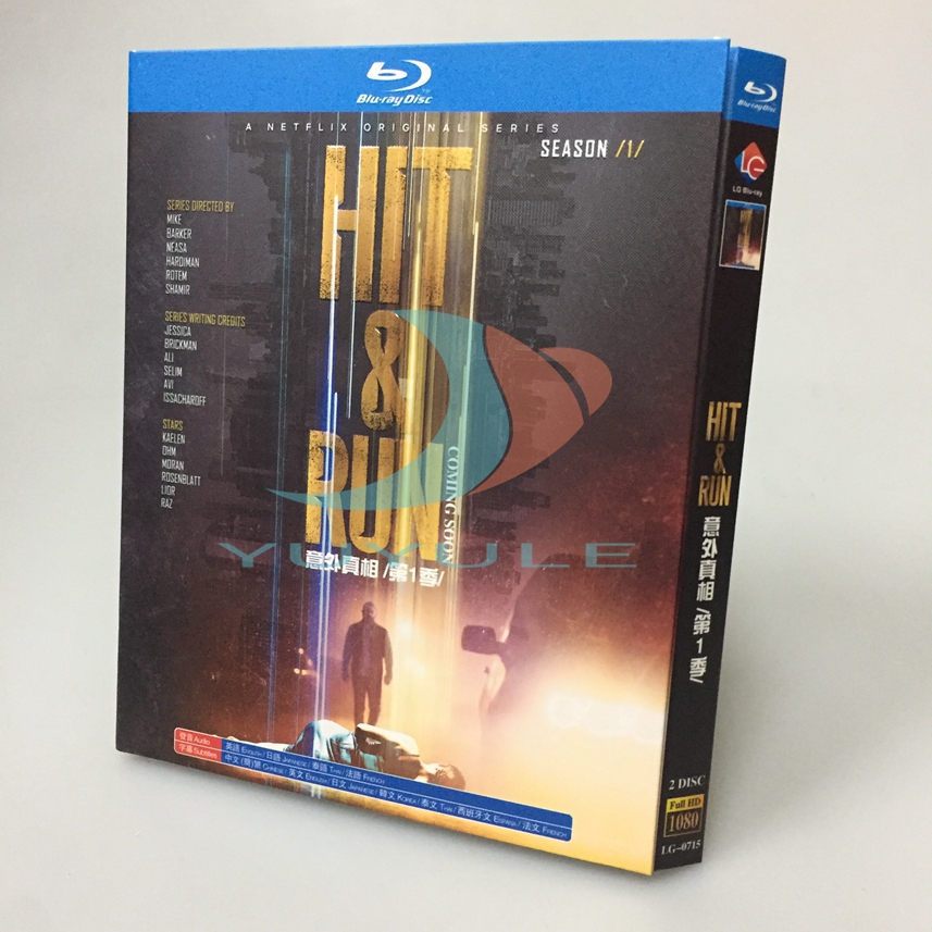 BD Blue Optical Discs High Picture Quality Drama Series Unexpected Truth 1 Season of Hit and Run Full Edition 2 Disc Boxes