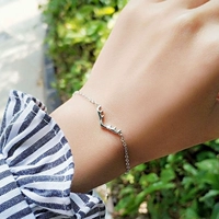 Nhật Bản Hàn Quốc đơn giản dễ thương ngọt ngào retro Sen nhỏ sừng nai sừng đeo tay nữ sinh viên châu Âu và Mỹ cá tính món quà Giáng sinh vòng tay gỗ