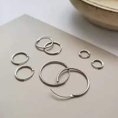 South Korea Dongdaemun ear ring female small ear needle 2021 new trendy simple wild ring earrings net red earrings