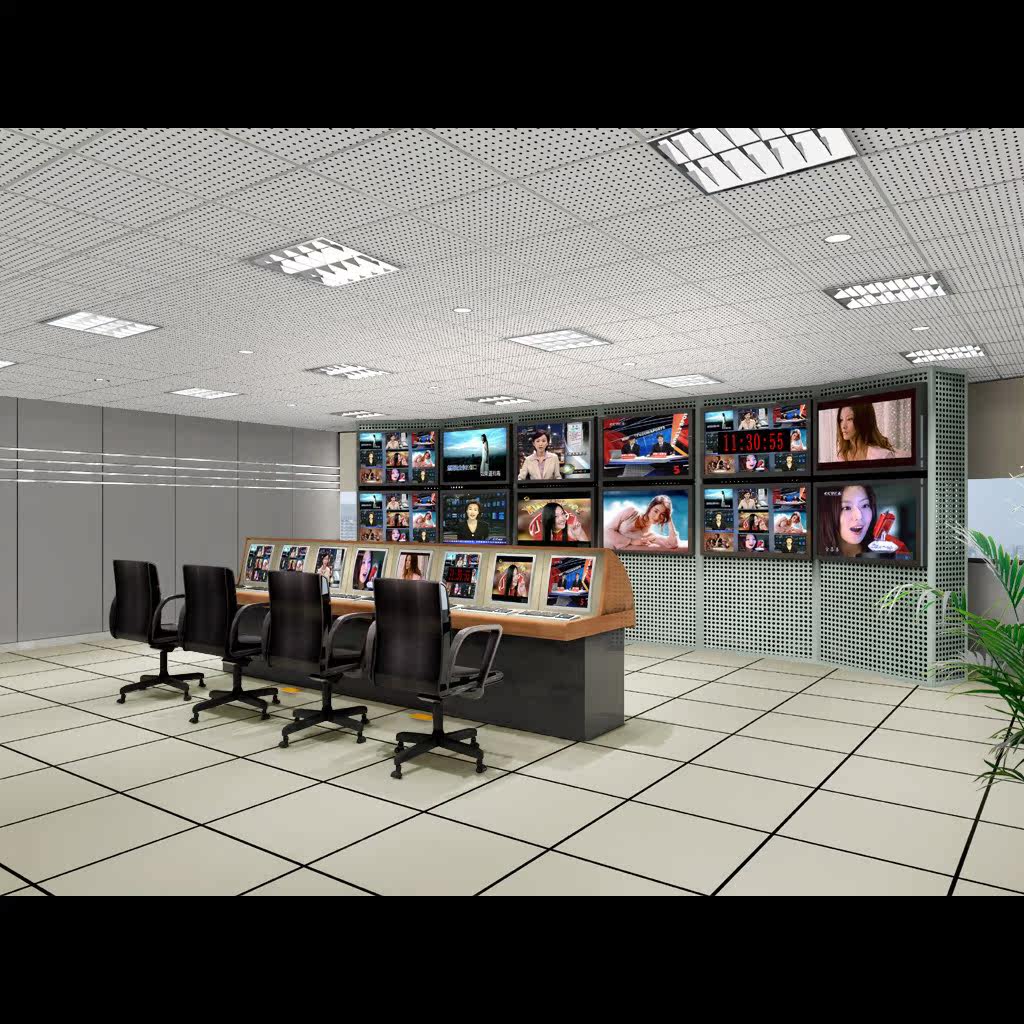 Sentry outdoor wooden house door decoration TV wall monitoring room laboratory teahouse exhibition hall renderings si design