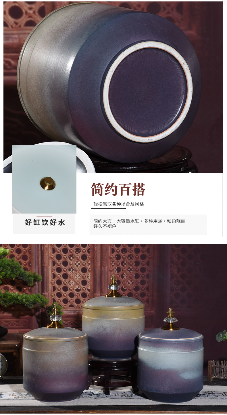 Zhuo arts of jingdezhen ceramic small storage jar of pu 'er tea cake barrel nut peanut snack jars