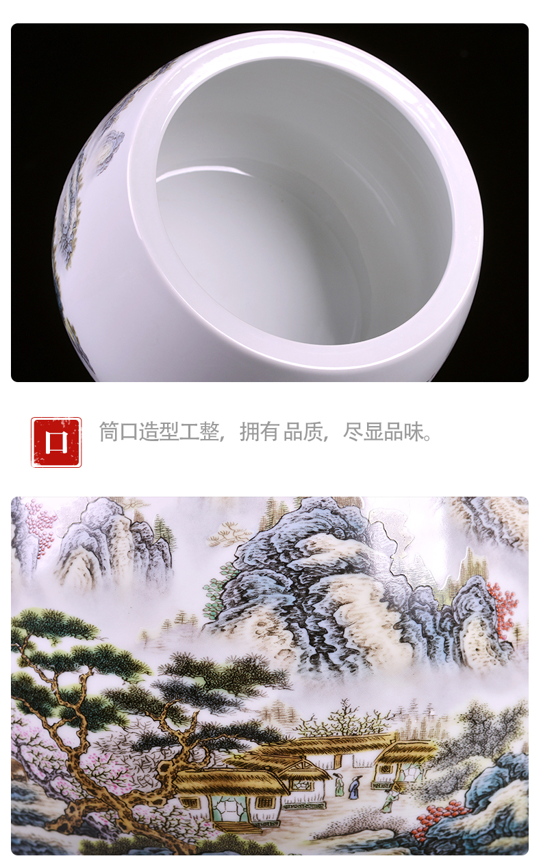 Jingdezhen ceramic powder enamel cornucopia decorations creative home sitting room feng shui plutus desktop office furnishing articles