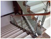 Stainless steel guardrail column Stair handrail Glass fence Large blade column Bridge railing Mall handrail