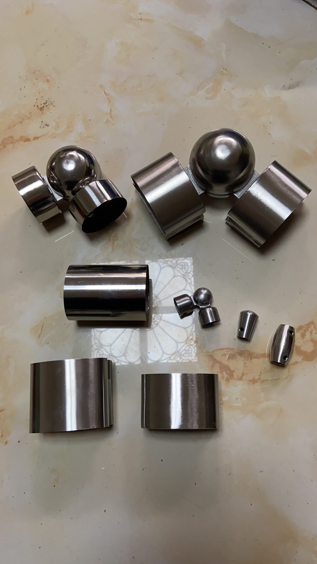 304 stainless steel staircase accessories PVC handrail plug joint, thousand - way joint staircase accessories manufacturers direct sales