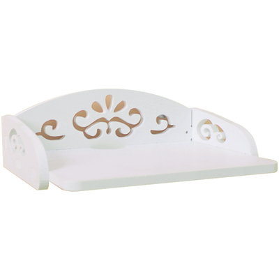 免打孔电视背景墙上机顶盒置物架