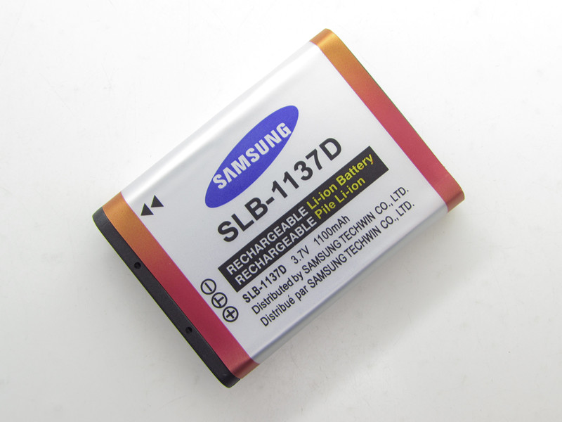 Blues Samsung i100 I85 i80 NV24 NV30 NV103 L74 Digital Camera Battery SLB1137D - Phụ kiện máy ảnh kỹ thuật số túi máy ảnh sony alpha