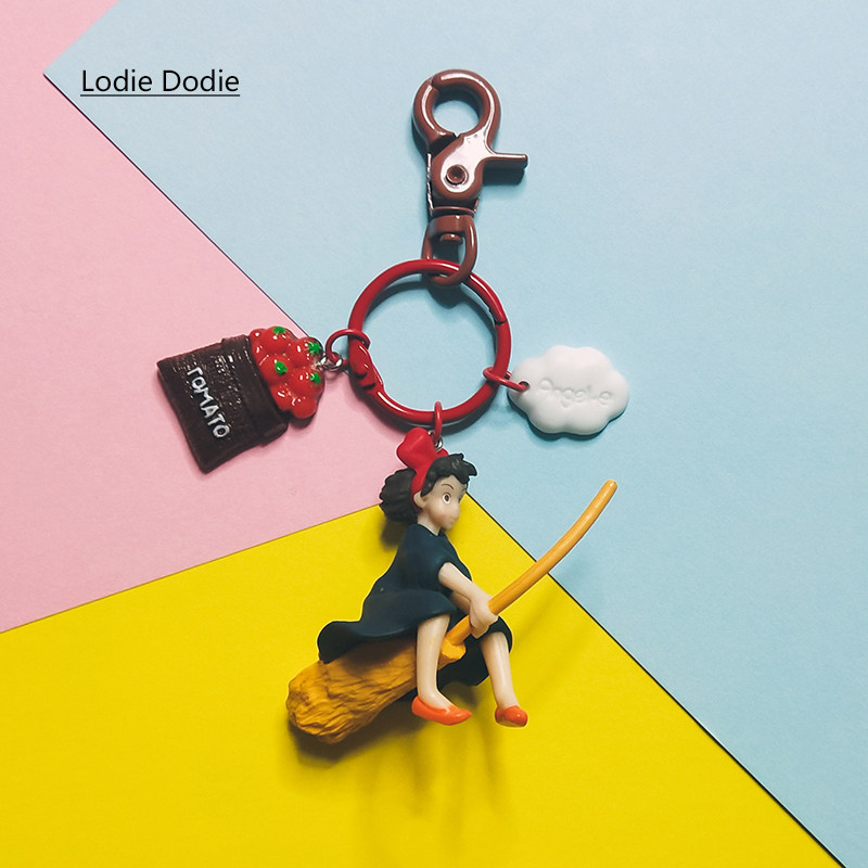 (Clearing inventory at a loss, special price area, random delivery of hyperlink products) Hayao Miyazaki keychain witch