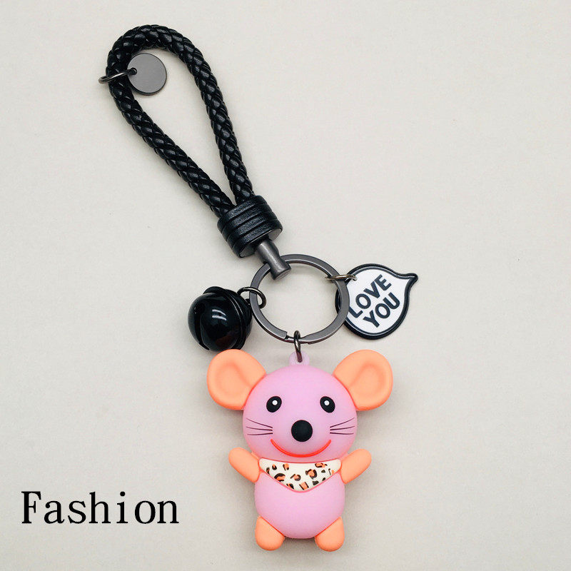(Loss Clearance Stock Special Offer) Cute Mouse Keychain Pendant Female Couple Car Key Pendant