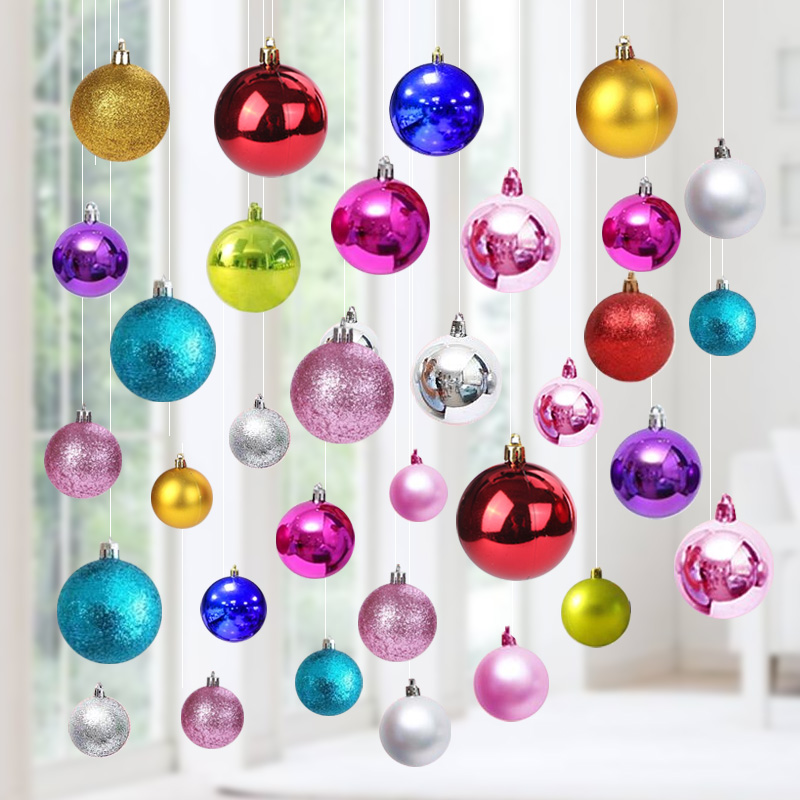 Christmas Ornaments Ball Shop Window Decoration Hanging Ball