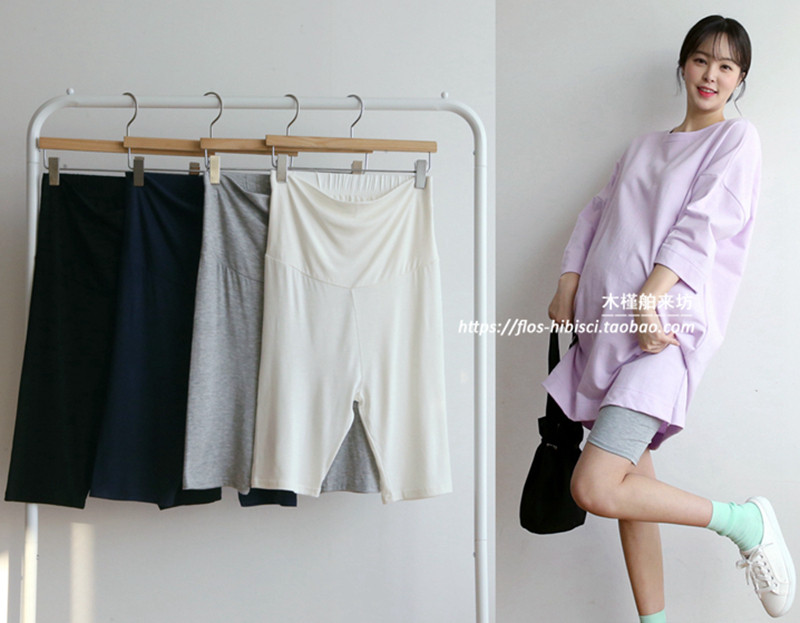 Modal cotton shorts Korean spring and summer anti-light five-point pants comfortable ultra-thin pregnant women's underwear safety pants