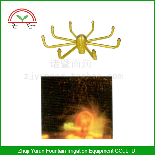 Copper crab claw orchid feng shui car sprinkler sprinkler garden landscape outdoor waterscape sprinkler fountain sprinkler spiral rotation