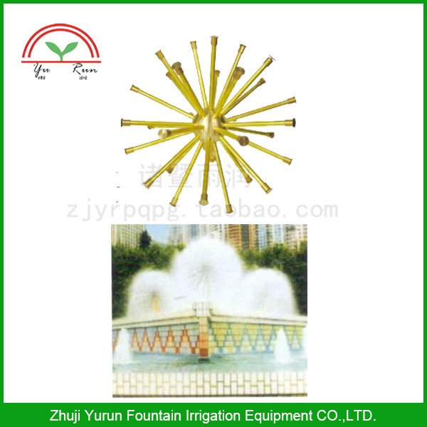 Copper Dandeling Crystal Ball Fountain Water Fountain Water Nozzle Palace Scenic Pool Fountain Springs