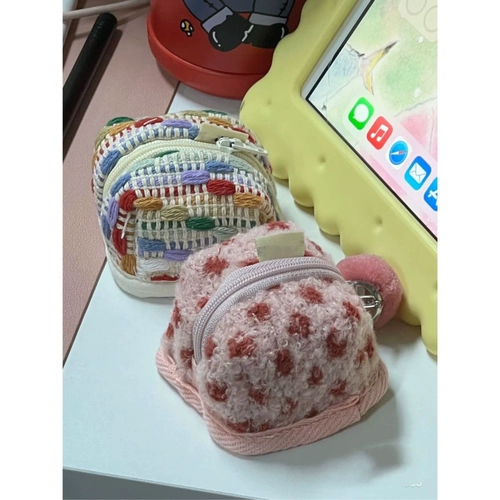 Оригинальная клубника, наушники, сумка для техники, кошелек, сумка-органайзер