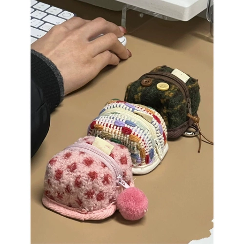 Оригинальная клубника, наушники, сумка для техники, кошелек, сумка-органайзер