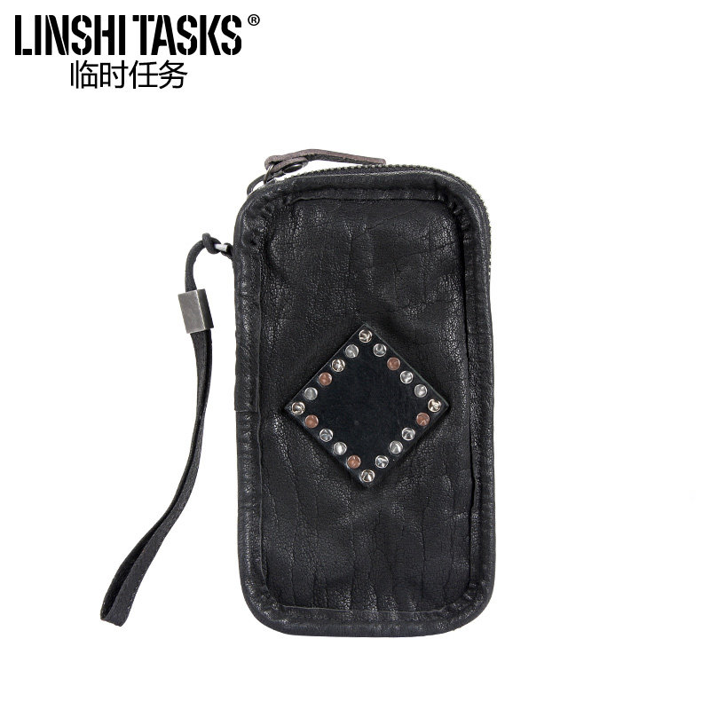 Original design retro men's wallet top layer cowhide large capacity long version zipper wallet multifunctional handbag men's fashion - Taobao