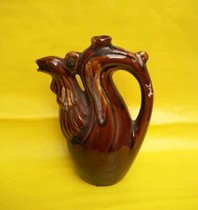 Old wine bottle strange wine bottle ceramic wine bottle collection empty wine bottle art wine bottle cabinet display decoration decoration