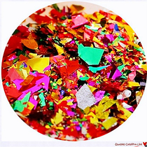 Wedding Colourful Gold Crushed Paper Hand Throwing Sequins Company Event Red Carpet Opening Ceremony Performance Greet Binge Flower Filling