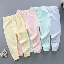 Underpants boy baby cotton open-end pants in big childrens underwear mens Treasure Plus velvet three layer thick high waist trousers female treasure