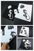 Anda gift Mongolian Sulu ingot military flag totem traditional Mongolian calligraphy elements handicraft mouse pad ornaments