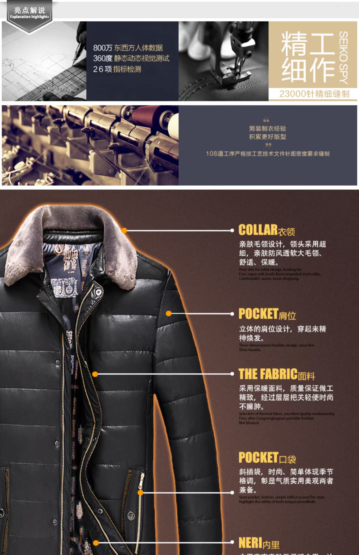 Áo khoác nam mùa đông mặc áo khoác cotton nam dày trung niên Bố tải PU áo khoác da nam trung niên cotton quần áo bện áo khoác nam hàng hiệu