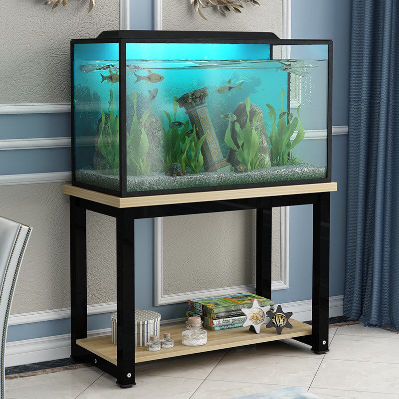 Fish cylinder frame steel wooden cylinder bottom cabinet metal substrate base cylinder cylinder frame iron customized fish tank