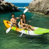 Aquamarina/Loch Rowing Kayak Patsteos Четыре сечения лодки алюминиевого сплава портативное весло