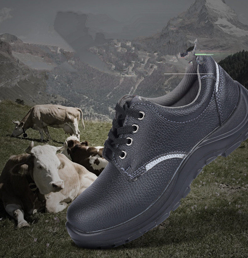 Big shield labor protection shoes anti-smashing anti-stab insulation shoes M0107 safety shoes anti-static ESD work labor protection shoes leather shoes