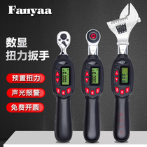 Fanyaa electronic digital display torque wrench socket high-precision preset ratchet torque wrench QA2-006BN