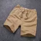 Mỹ cổ điển nam chạy bộ quần short cotton lỏng ba quần thể thao chạy ngụy trang dây rút nhiều màu eo quần ống suông nam