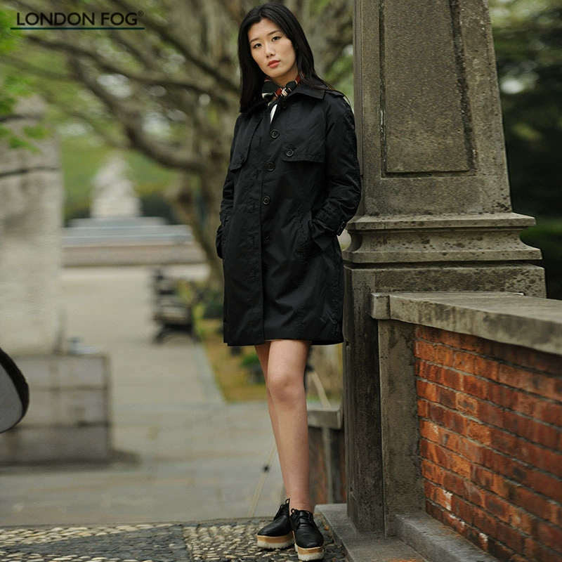 LONDON FOG / Áo khoác gió nữ thường xuyên sương mù Luân Đôn - Trench Coat