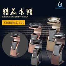 KTV Nightclub Fashion Seat Ash Bucket Upscale Eu Style With Basin Trash Can Upright New Concept S Type Trash Can