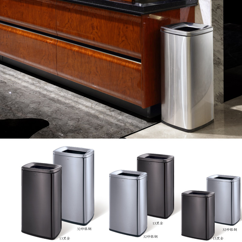 South GNF Environment Bucket Hotel Property Mall No Lid Silo Square Large Fruit Leather Case room Rubbish Bins