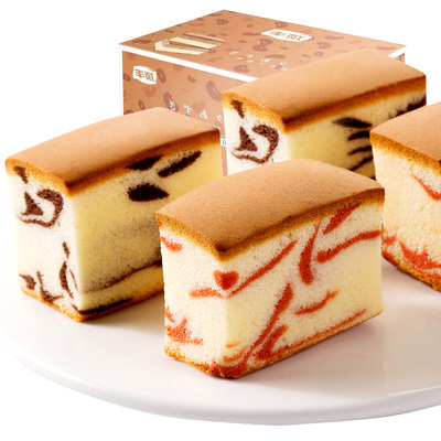 网红早餐！顶丰日式小理石蛋糕520g