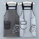 Kitchen Cooking Apron, Sleeveless, Waterproof and Oil-Proof, Semi-Transparent, New Tpu No-Wash Work Clothes for Catering and Seafood