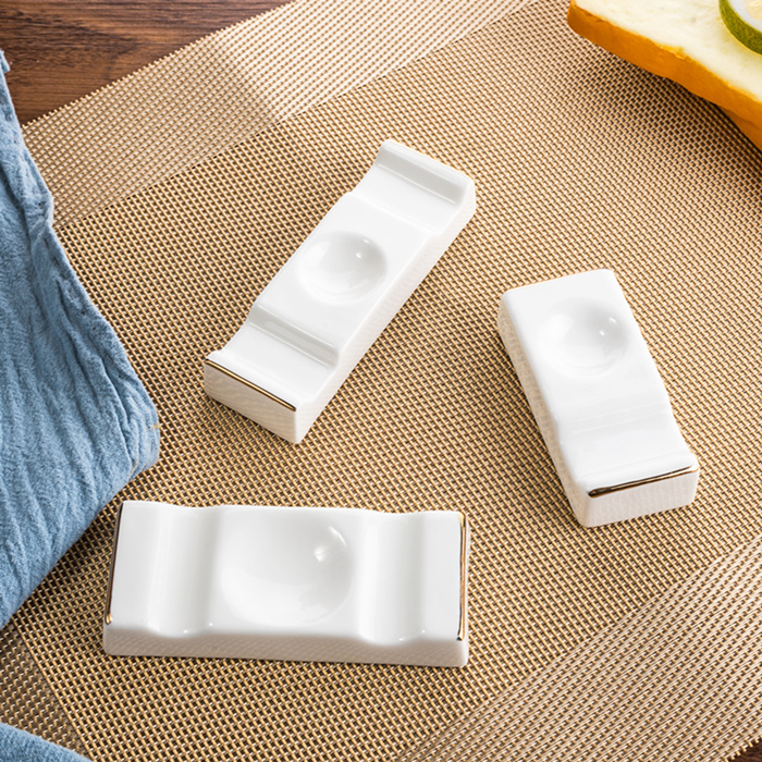 Ceramic chopsticks rack and chopsticks holder frame ipads China chopsticks pillow spoon, chopsticks rack up phnom penh hotel chopsticks holder frame custom logo