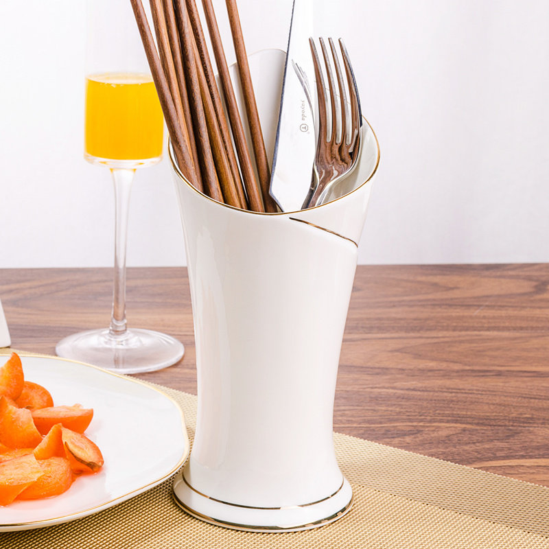 Domestic bone ceramic chopsticks cage ceramic chopsticks cage asphalt chopsticks basket Phnom Penh chopsticks bucket chopsticks basket